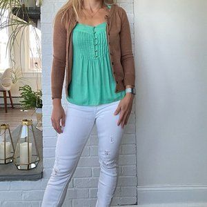 J Crew Tippi Cardigan - XXS - Camel